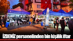 İZDENİZ personelinden bin kişilik iftar