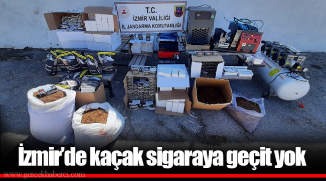 İzmir’de kaçak sigaraya geçit yok