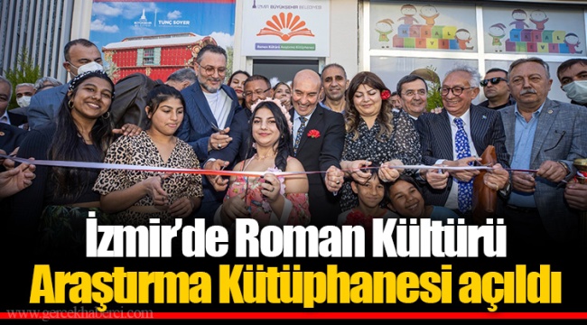 İzmir’de Roman Kültürü Araştırma Kütüphanesi açıldı