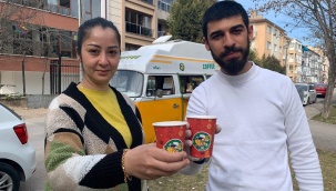 Kahve satarak Türkiye’yi geziyorlar