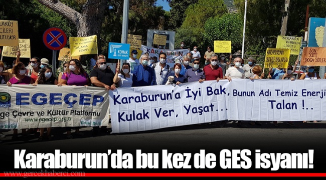 Karaburun’da bu kez de GES isyanı!