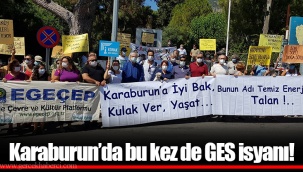Karaburun’da bu kez de GES isyanı!