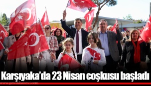 Karşıyaka’da 23 Nisan coşkusu başladı