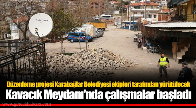 Kavacık Meydanı'nda çalışmalar başladı