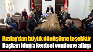 Kızılay'dan büyük dönüşüme teşekkür