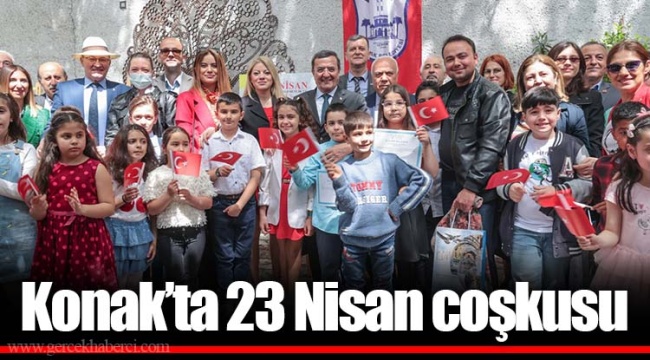 Konak’ta 23 Nisan coşkusu