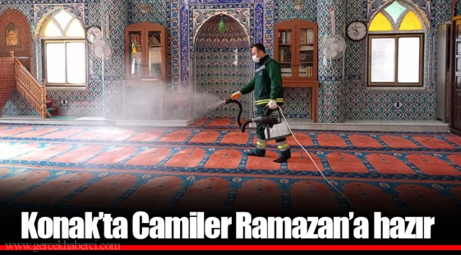 Konak’ta Camiler Ramazan’a hazır