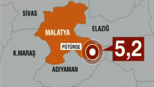 Malatya'da 5.2 büyüklüğünde deprem!