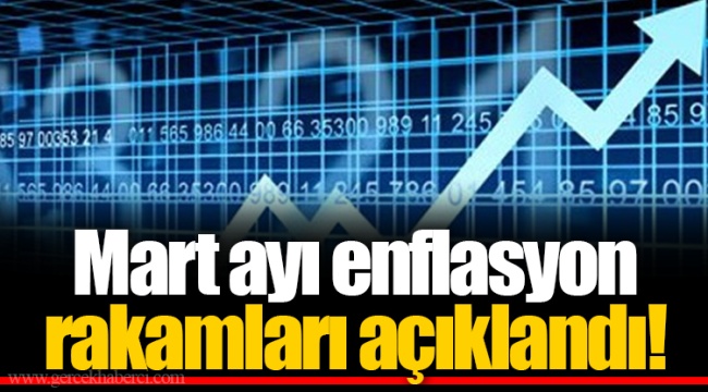 Mart ayı enflasyon rakamları açıklandı!