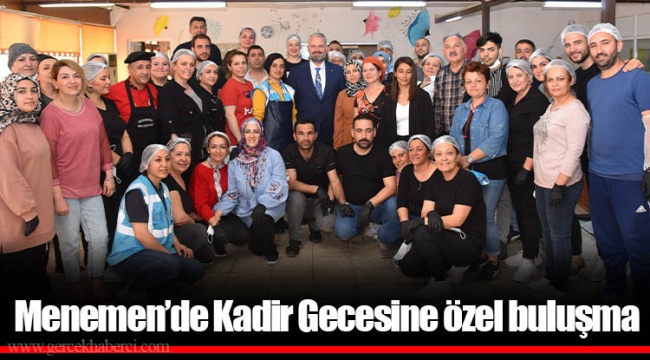 Menemen’de Kadir Gecesine özel buluşma