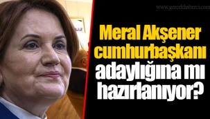 Meral Akşener cumhurbaşkanı adaylığına mı hazırlanıyor?