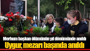 Merhum başkan ölümünün yıl dönümünde anıldı