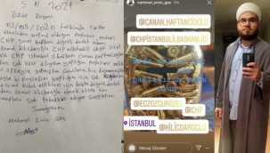 Mermi dolu kavanozla tehdit etmişti, özür mektubu ortaya çıktı