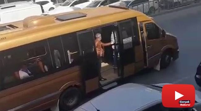 Minibüs şoförü kavga edip araç kovaladı, “Yavaş” diyen yolcuları küfür ederek kovdu