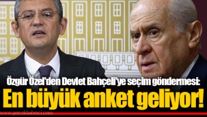 Özgür Özel'den Devlet Bahçeli'ye seçim göndermesi: En büyük anket geliyor!