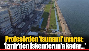 Profesörden 'tsunami' uyarısı: 'İzmir'den İskenderun'a kadar...'