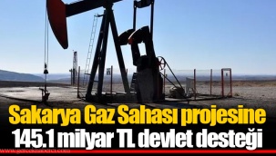 Sakarya Gaz Sahası projesine 145.1 milyar TL devlet desteği