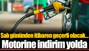 Salı gününden itibaren geçerli olacak... Motorine indirim yolda