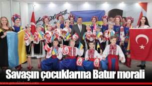 Savaşın çocuklarına Batur morali