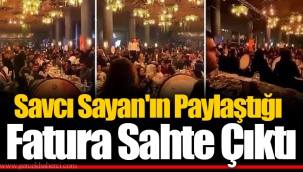 Savcı Sayan'ın Paylaştığı Fatura Sahte Çıktı