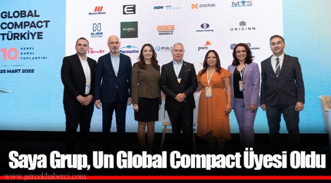 Saya Grup, Un Global Compact Üyesi Oldu