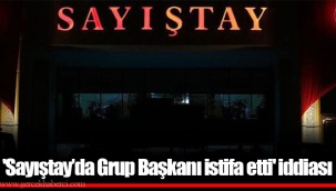 'Sayıştay’da Grup Başkanı istifa etti' iddiası