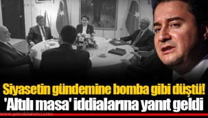 Siyasetin gündemine bomba gibi düştü! 'Altılı masa' iddialarına yanıt geldi