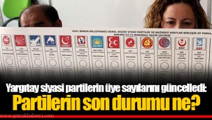 Yargıtay siyasi partilerin üye sayılarını güncelledi: Partilerin son durumu ne?