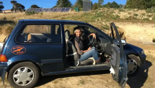 29 yıllık otomobilden elektrikli araç yaptı