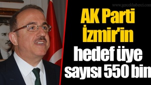 AK Parti İzmir'in hedef üye sayısı 550 bin