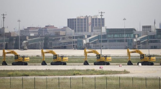 Atatürk Havalimanı’nda yıkıma ara verildi