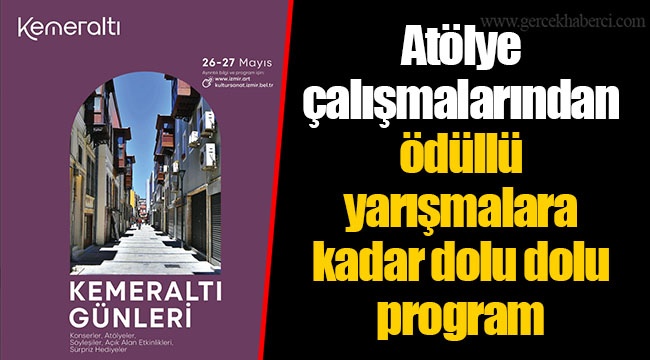 Atölye çalışmalarından ödüllü yarışmalara kadar dolu dolu program