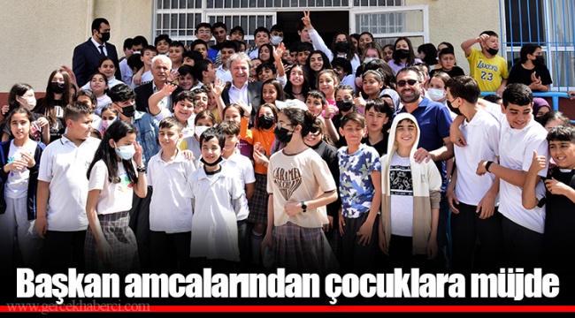 Başkan amcalarından çocuklara müjde