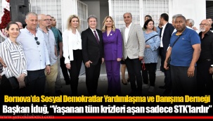 Başkan İduğ, “Yaşanan tüm krizleri aşan sadece STK’lardır”