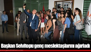 Başkan Selvitopu genç meslektaşlarını ağırladı