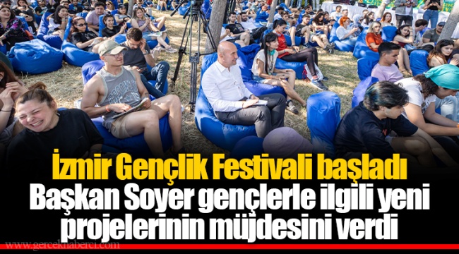 Başkan Soyer gençlerle ilgili yeni projelerinin müjdesini verdi