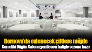 Bornova’da evlenecek çiftlere müjde