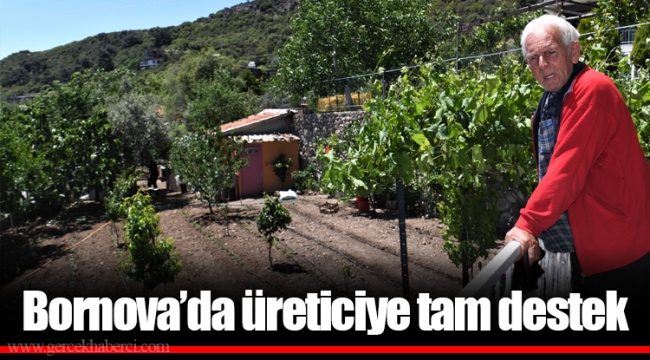 Bornova’da üreticiye tam destek