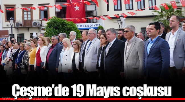Çeşme’de 19 Mayıs coşkusu