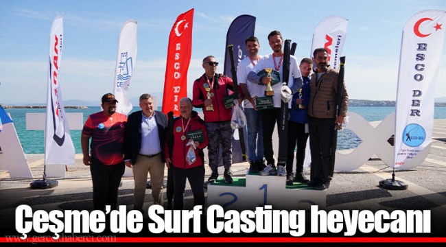 Çeşme’de Surf Casting heyecanı