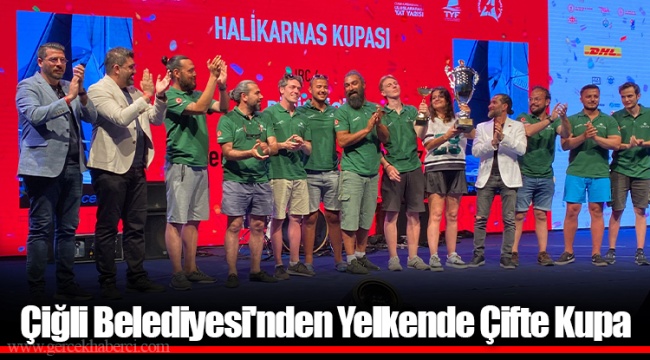 Çiğli Belediyesi'nden Yelkende Çifte Kupa