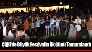 Çiğli'de Büyük Festivalin İlk Günü Tamamlandı