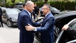 Fuat Oktay da Süleyman Soylu'yu ziyaret etti