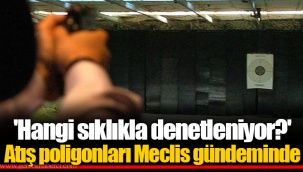 'Hangi sıklıkla denetleniyor?' Atış poligonları Meclis gündeminde