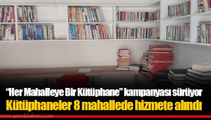 “Her Mahalleye Bir Kütüphane” kampanyası sürüyor