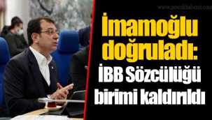 İmamoğlu doğruladı: İBB Sözcülüğü birimi kaldırıldı