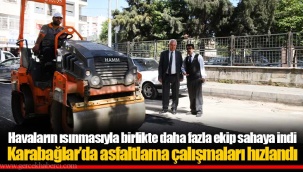 Karabağlar’da asfaltlama çalışmaları hızlandı