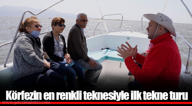 Körfezin en renkli teknesiyle ilk tekne turu