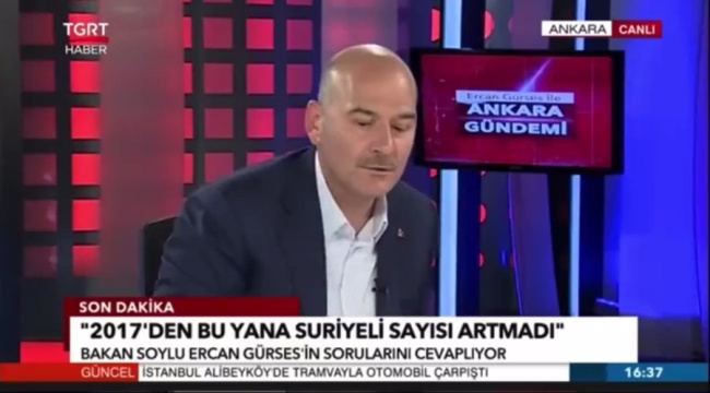 Soylu, Ümit Özdağ&#039;ın yanıtını dinlemek istemedi: Adam yerine koymam, hayvandan aşağı birisidir