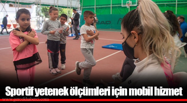 Sportif yetenek ölçümleri için mobil hizmet